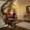 Large Santa with Lamp Post (6ft)