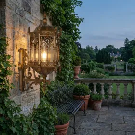 Gothic Wall Lighted Sconce