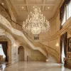 Hollywood Brush 39 light Silver Chandelier