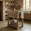 Farmhouse Island Work Console Small