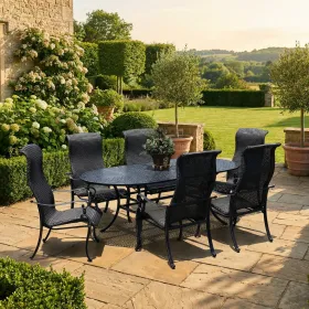 Windermere Oval Dining Table Set of 7 (KIT)