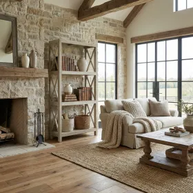 Farmhouse Savanna Bookcase