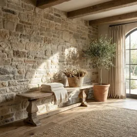 Farmhouse Terminus Bench