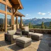 Modern Rustic Club Chair Set Of 5 (KIT)