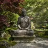 Sitting Buddha Black Earthy