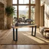 Natural Suar Live Edge Console 78 Inches Long