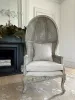 Mystique Grey Continental Balloon Chair