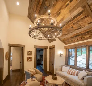 Two Tier Ridge Line 56" Chandelier