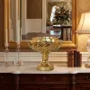 Grand Golden Pedestal Bowl