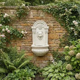 Lion Hanging Wall Fountain
