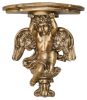 Gold Cherub Statue Wall Relief