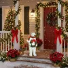 Christmas Polar Bear with Wreath