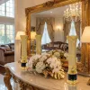 Czar Fluted Crystal Tall Table Vase 24"H