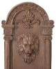 Terra Cotta Lion Hanging Wall Fountain