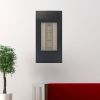 40" X 20" Black Wood Face Framed Art