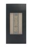40" X 20" Black Wood Face Framed Art