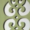 Green Wood Hanging Dimensional Sculpture