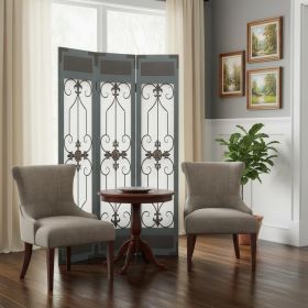 60 X 72 Blue Wood Metal  Screen