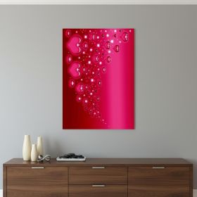 Pink Hearts Canvas Hanging Wall Art