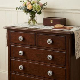 1.5" X 1.5" X 1.5" Hues Of Bronze White And Black  Knobs 8 Pack