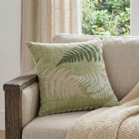 20" X 6" X 14" Tropical Green Pillow Cover With Poly Insert