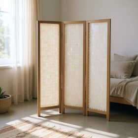 54 X 1.5 X 71 Clear Capiz Shell  Screen