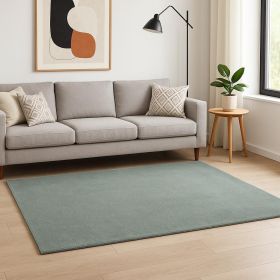 8' X 10' Slate Blue Indoor Shag Rug