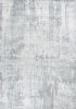 5' X 7' Dark Gray And Light Gray Abstract Hand Loomed Area Rug