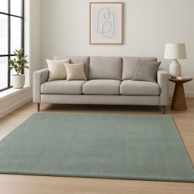 8' X 11' Slate Blue Indoor Shag Rug