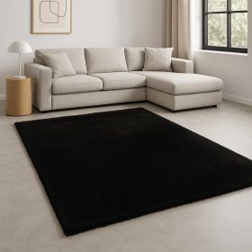 8' X 11' Espresso Brown Shag Area Rug