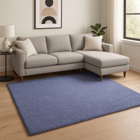 8' X 11' Purple Indoor Shag Rug