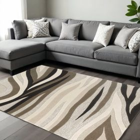 8' X 10' 6 Wool Natural Area Rug