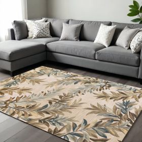7' X 9'  Wool Ivory  Area Rug