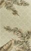 8' X 10' Sage Taupe And Green Wool Tropical Botanical Hand Tufted Area Rug