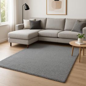 9' X 13' Gray Hand Woven Area Rug