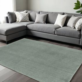 9' X 13' Slate Blue Indoor Shag Rug