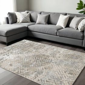 10' X 13' Sand Silver Area Rug