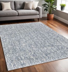 5' X 7' Slate Heather Indoor Shag Rug