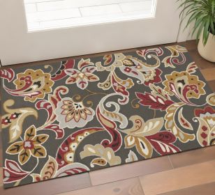 2' X 3' Taupe Hand Tufted Area Rug