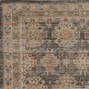 2' X 4' Brick Red Green And Brown Jute Southwestern Hand Woven Distressed Area Rug