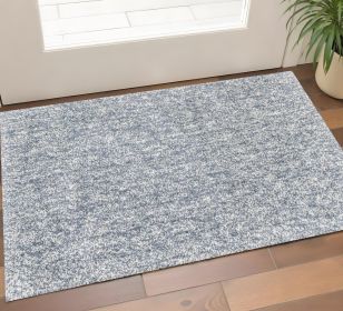 2' X 4' Slate Heather Indoor Shag Rug