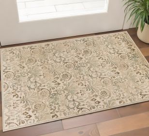3' X 5' Ivory Area Rug