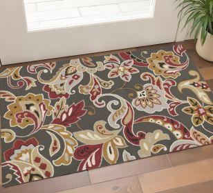 3' X 5' Taupe Hand Tufted Area Rug