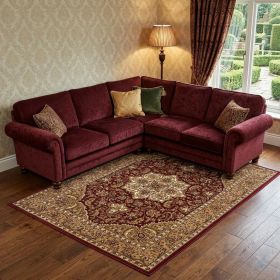 7' X 10'  Polypropylene Red Or  Beige Area Rug