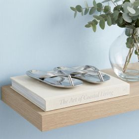 4" Silver Buffed Aluminum Tabletop Sculpture