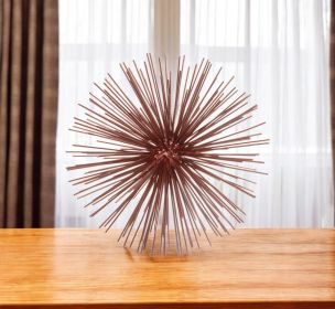 10" X 10" X 10" Red Large Spiked Sphere