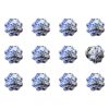 Set of Twelve Blue And White Ceramic Drawer Pull Knobs