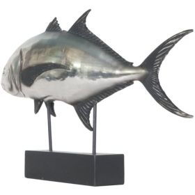 15" Multiple Colors Metal Hand Painted Sculpture