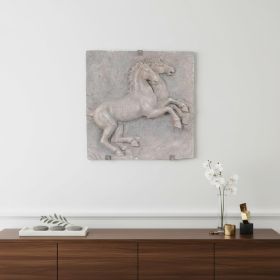 29" X 5" Gray Resin Wall Decor