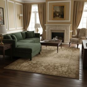 7' X 10' Beige Area Rug